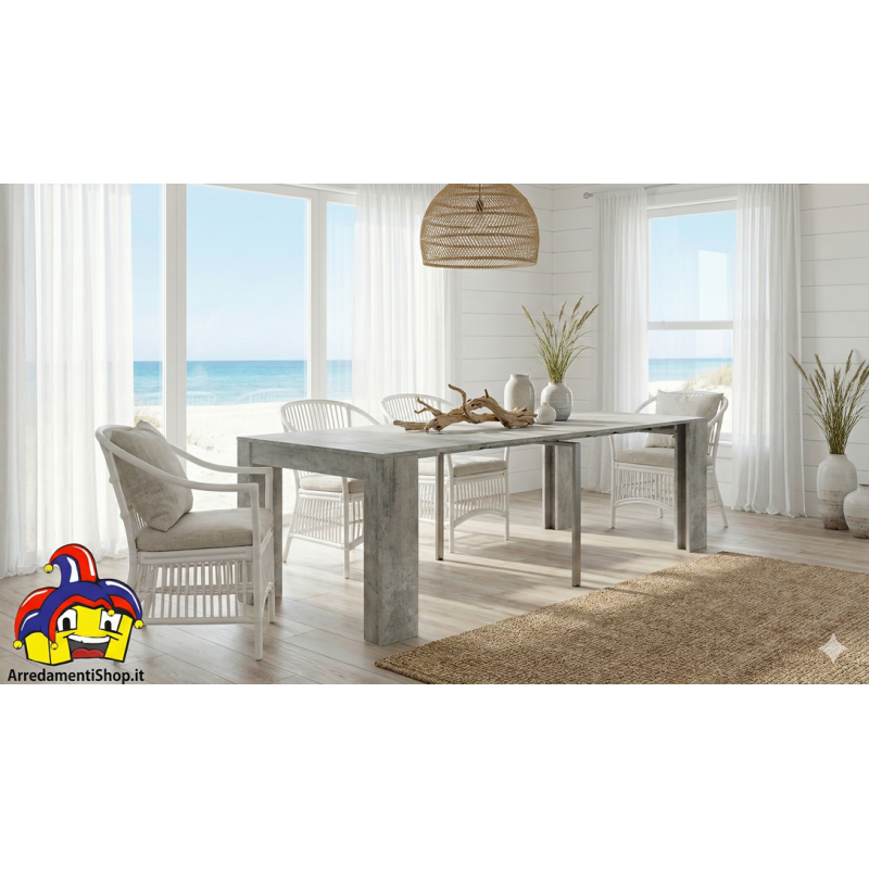 Consolle cemento cm 90x45h.76 aperta 3 metri nuova art.1934 consegna gratuita-arredamentishop.it  Tempesta Offerte mobili 375...