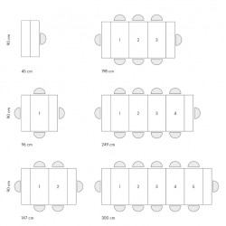Consolle cemento cm 90x45h.76 aperta 3 metri nuova art.1934 consegna gratuita-arredamentishop.it  Tempesta Offerte mobili 375...