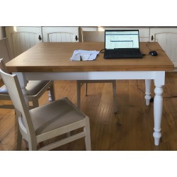 Tavolo country allungabile nuovo art.716 cm 140x85h.76 aperto cm 220 consegna gratuita-arredamentishop.it  Tempesta Offerte m...