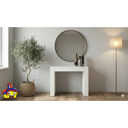 Consolle allungabile bianca cm 90x45h.76 aperta 3 metri nuova art.1978 consegna gratuita-arredamentishop.it  Tempesta Offerte...