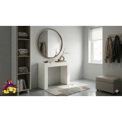 Consolle allungabile bianca cm 90x45h.76 aperta 3 metri nuova art.1978 consegna gratuita-arredamentishop.it  Tempesta Offerte...