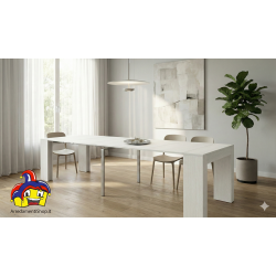 Consolle allungabile bianca cm 90x45h.76 aperta 3 metri nuova art.1978 consegna gratuita-arredamentishop.it  Tempesta Offerte...