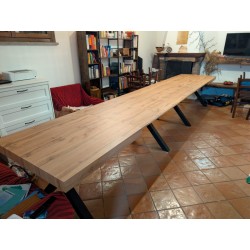 Tavolo per 20 persone cm 180x90h.77 aperto cm 480 art.02005 nuovo consegna gratuita-arredamentishop.it  Tempesta Offerte mobi...