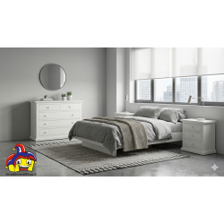 Comò con comodini montati cm 122x55h.90 e 60x35h.64 nuovi art.1364 consegna gratuita-arredamentishop.it  Tempesta Offerte mob...