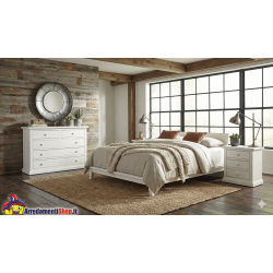 Comò con comodini montati cm 122x55h.90 e 60x35h.64 nuovi art.1364 consegna gratuita-arredamentishop.it  Tempesta Offerte mob...