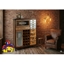 Mobile BAR industriale cm 100x32h.113 nuovo art.119043 consegna gratuita-arredamentishop.it  AD TREND Offerte mobili 295,00 €...
