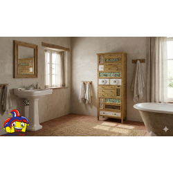 Cassettiera stretta e alta cm 64x34h.152 nuova art.119288 consegna gratuita-arredamentishop.it  AD TREND Offerte mobili 270,0...