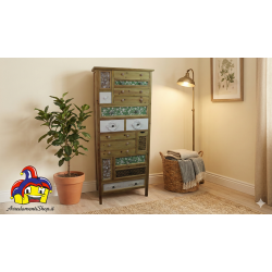 Cassettiera stretta e alta cm 64x34h.152 nuova art.119288 consegna gratuita-arredamentishop.it  AD TREND Offerte mobili 270,0...