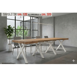 Tavolo 120 allungabile cm 320 x80h.76 nuovo art. 2322 consegna gratuita-arredamentishop.it  Tempesta Offerte mobili 495,00 € ...