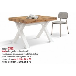 Tavolo 120 allungabile cm 320 x80h.76 nuovo art. 2322 consegna gratuita-arredamentishop.it  Tempesta Offerte mobili 495,00 € ...