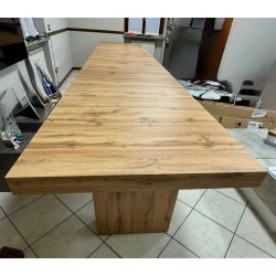 Tavolo allungabile 4 metri moderno cm 180x100h.76 aperto fino a cm 480 nuovo art.1679 consegna gratuita-arredamentishop.it  T...