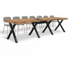 Tavolo allungabile 120 legno aperto cm 320x80h.76 nuovo art.2321 consegna gratuita-arredamentishop.it  Tempesta Offerte mobil...
