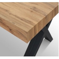 Tavolo allungabile 120 legno aperto cm 320x80h.76 nuovo art.2321 consegna gratuita-arredamentishop.it  Tempesta Offerte mobil...