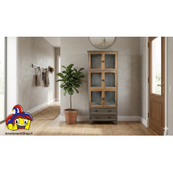 Vetrina da bagno legno cm 72x37,5h.175 nuova art.119287 consegna gratuita-arredamentishop.it  AD TREND Offerte mobili 325,00 ...