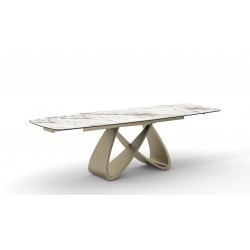 Tavolo calacatta oro allungabile cm 180x90h.76 aperto cm 260x90h.76 nuovo art.02300 consegna gratuita-arredamentishop.it  Tem...