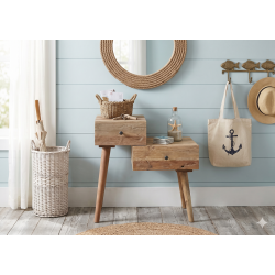 Comodino legno rustico cm 62,5x36h.66 nuovo art.100572 consegna gratuita-arredamentishop.it  AD TREND Offerte mobili 95,00 € ...