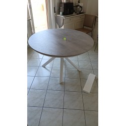Tavolo rotondo cucina cm diametro 120h.75,5 allungabile cm 170 art.2178 nuovo consegna gratuita-arredamentishop.it  Tempesta ...