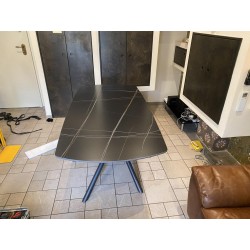 Tavolo girevole cucina ceramica e ferro cm 120x88h.76 aperto cm 180 nuovo art.2207 consegna gratuita-arredamentishop.it  Temp...