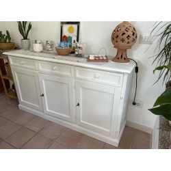 Credenza 3 ante montata cm 156x42h.85 bianca nuova art.1382 consegna gratuita-arredamentishop.it  Tempesta Offerte mobili 295...