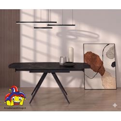 Tavolo gres effetto marmo girevole cm 120x90h.77 aperto cm 180 nuovo art.2297 consegna gratuita-arredamentishop.it  Tempesta ...