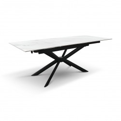 Tavolo da pranzo in ceramica cm 160x90h.76,5 aperto cm 210 nuovo art.2302 consegna gratuita-arredamentishop.it  Tempesta Offe...