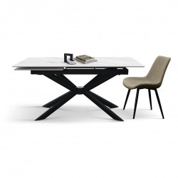 Tavolo da pranzo in ceramica cm 160x90h.76,5 aperto cm 210 nuovo art.2302 consegna gratuita-arredamentishop.it  Tempesta Offe...
