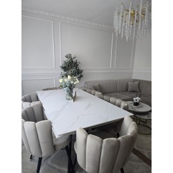 Tavolo da pranzo in ceramica cm 160x90h.76,5 aperto cm 210 nuovo art.2302 consegna gratuita-arredamentishop.it  Tempesta Offe...