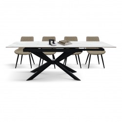Tavolo da pranzo in ceramica cm 160x90h.76,5 aperto cm 210 nuovo art.2302 consegna gratuita-arredamentishop.it  Tempesta Offe...