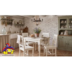 Tavolo a libro 100x100 gamba tornita aperto cm 200 nuovo art.1008 consegna gratuita-arredamentishop.it  Tempesta Offerte mobi...