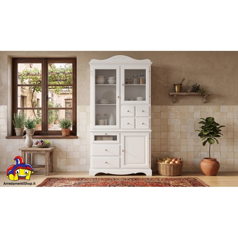 Dispensa cucina classica montata cm 120x52h.220 nuova art.1242A consegna gratuita-arredamentishop.it  Tempesta Offerte mobili...