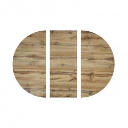 Tavolo rotondo legno rustico cmø100h.75 aperto cm 100x140h.75 nuovo art.2220 consegna gratuita-arredamentishop.it  Tempesta O...