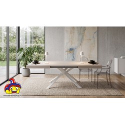 Tavolo 140 x 90 allungabile cm 180/220 olmo perla art.2113 consegna gratuita-arredamentishop.it  Tempesta Offerte mobili 395,...