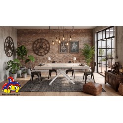 Tavolo 140 x 90 allungabile cm 180/220 olmo perla art.2113 consegna gratuita-arredamentishop.it  Tempesta Offerte mobili 395,...