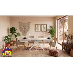 Tavolo 140 x 90 allungabile cm 180/220 olmo perla art.2113 consegna gratuita-arredamentishop.it  Tempesta Offerte mobili 395,...