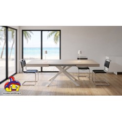 Tavolo 140 x 90 allungabile cm 180/220 olmo perla art.2113 consegna gratuita-arredamentishop.it  Tempesta Offerte mobili 395,...
