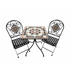 Set Bistrot Balcone 3 Pezzi in Ferro e Mosaico - Art. 116114 - ArredamentiShop.it  AD TREND Offerte mobili 148,00 € 148,00 € ...