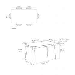 Tavolo da Pranzo 140x80 Ceramica Effetto Marmo Statuario - NUOVO - Art. 2299 - ArredamentiShop.it  Tempesta Offerte mobili 14...