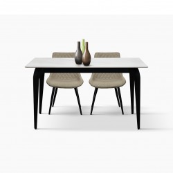 Tavolo da Pranzo 140x80 Ceramica Effetto Marmo Statuario - NUOVO - Art. 2299 - ArredamentiShop.it  Tempesta Offerte mobili 14...