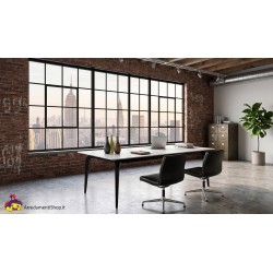 Tavolo da Pranzo 140x80 Ceramica Effetto Marmo Statuario - NUOVO - Art. 2299 - ArredamentiShop.it  Tempesta Offerte mobili 14...