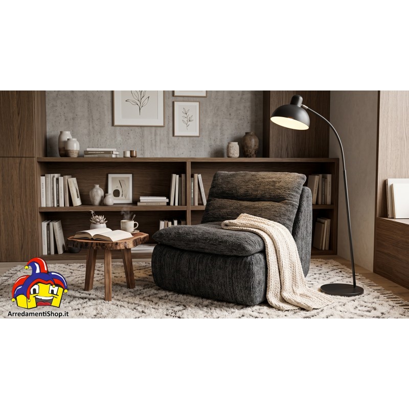 Poltrona Lounge Moderna Varas Grigia - Art. 120334 - NUOVO | ArredamentiShop.it  AD TREND Offerte mobili 220,00 € 220,00 € 22...