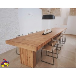 Tavolo allungabile legno cm 160x90h.76 aperto cm 410 nuovo art.1678 consegna gratuita-arredamentishop.it  Tempesta Offerte mo...