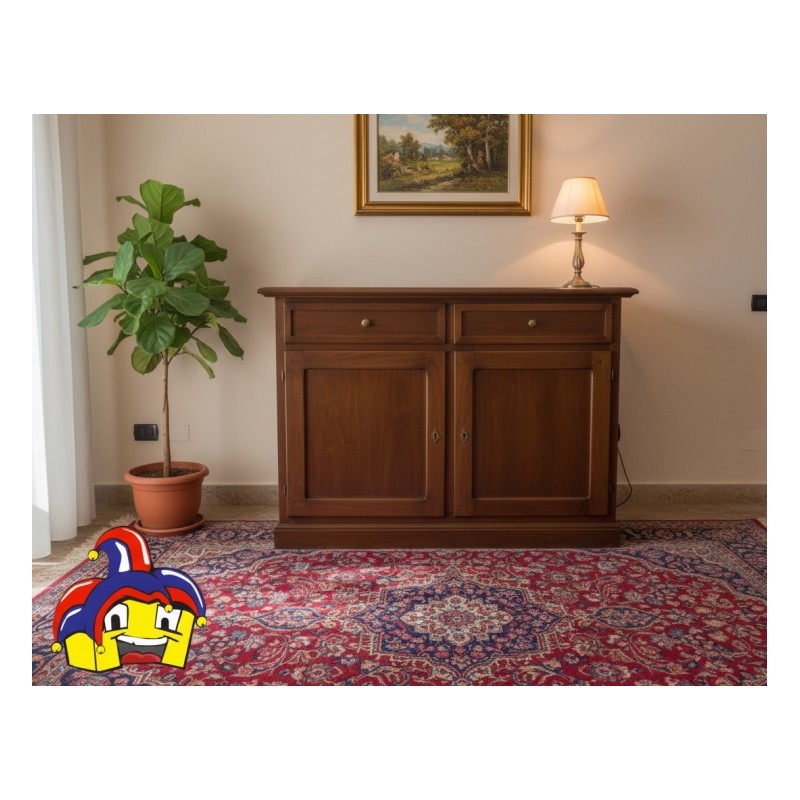 Credenza noce arte povera cm 105x42h.85 nuova art.384 consegna gratuita-arredamentishop.it  Tempesta Offerte mobili 230,00 € ...