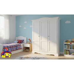 Armadio 3 ante battenti bianco opaco cm 158x56h.197 nuovo art.1313 consegna gratuita-arredamentishop.it  Tempesta Offerte mob...