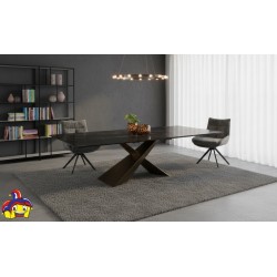 Tavolo allungabile ceramica art.2061 cm 180x90h.76 aperto cm 220/260 nuovo consegna gratuita-arredamentishop.it  Tempesta Off...