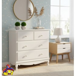 Cassettiera bianca opaca cm 80x40h.80,5 nuova art.50264 consegna gratuita-arredamentishop.it  AD TREND Offerte mobili 190,00 ...