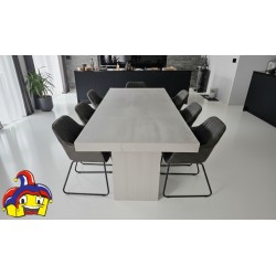 Tavolo grigio cm 180x100h.76 allungabile cm 480 nuovo art.1637 consegna gratuita-arredamentishop.it  Tempesta Offerte mobili ...