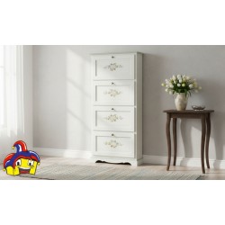 Scarpiera decorata 4 ribalte cm 79x30h.170 nuova art.0505 consegna gratuita-arredamentishop.it  Tempesta Offerte mobili 295,0...