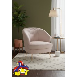 Poltrona velluto panna cm 68x72h.80 nuova art.71579 consegna gratuita-arredamentishop.it  AD TREND Offerte mobili 178,00 € 17...