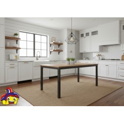 Tavolo allungabile 140 x 80 h.78 aperto cm 200 nuovo art.798 consegna gratuita-arredamentishop.it  Tempesta Offerte mobili 23...
