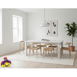 Shabby chic tavoli art.101074 tavolo in legno cm 160x80h.76 fisso nuovo consegna gratuita-arredamentishop.it  AD TREND Offert...